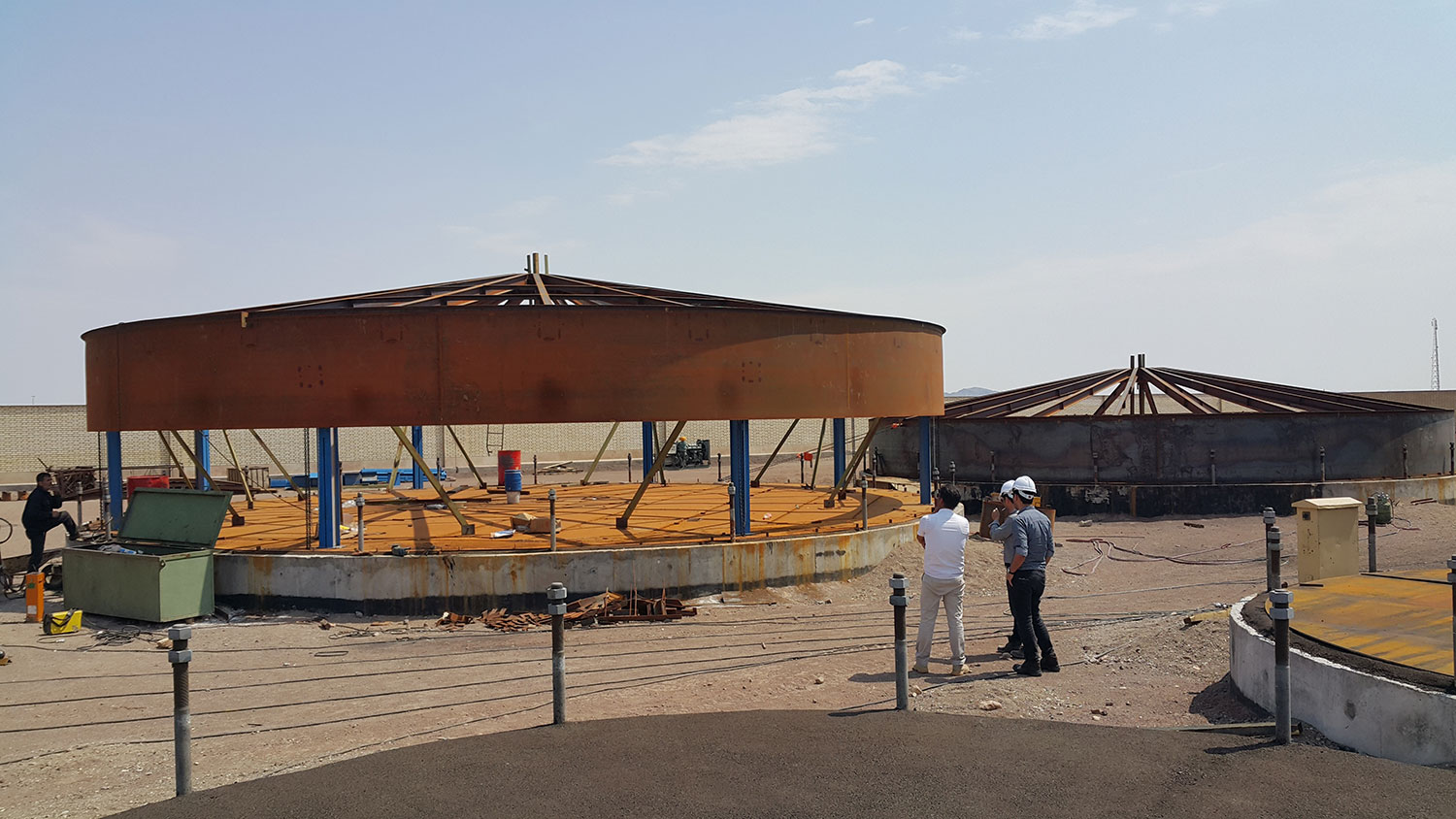 پروژه احداث 25 دستگاه مخزن شرکت افزون روان فرآیند gallery