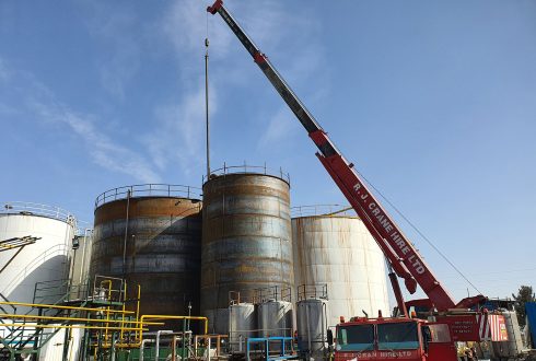 شرکت صنعت غذایی کورش طرح توسعه مخازن روغن خام