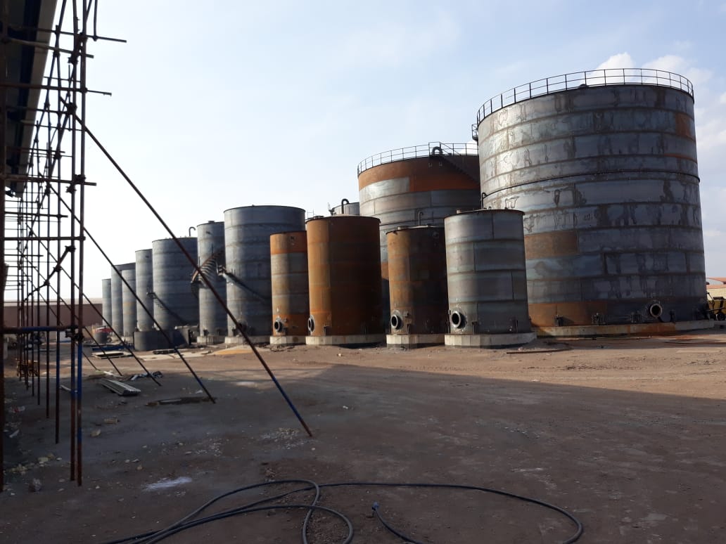 پروژه احداث 25 دستگاه مخزن شرکت افزون روان فرآیند gallery