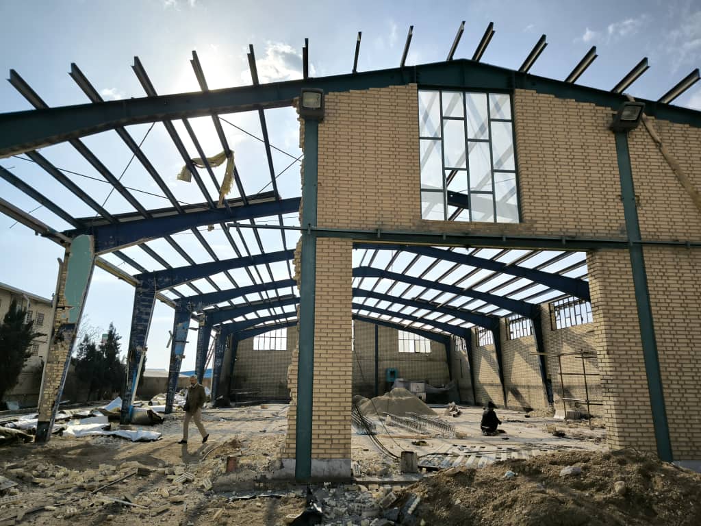 پروژه اورهال سالن سوله شرکت مبدل حرارتی نسیم نوین gallery