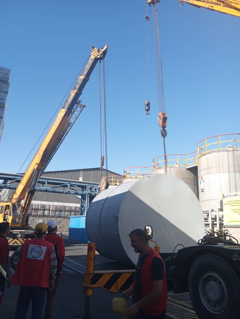 ساخت مخازن ذخیره MEG شرکت بهتام روانکار ( توتال سابق ) gallery